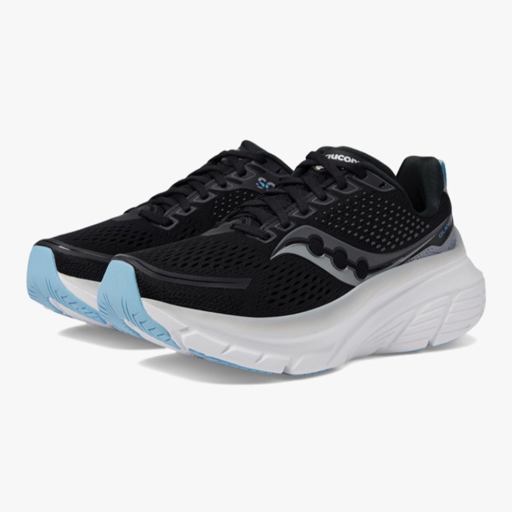 NIB - Saucony Womens Guide 17 Sneaker - Black / Fog